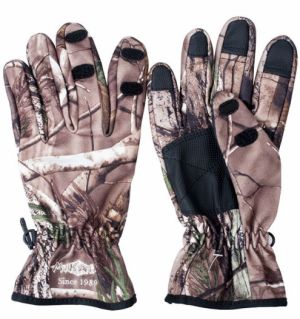 MIKADO Rybárske rukavice maskáčové (veľ.XL)