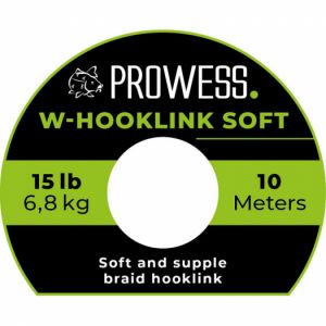 Spletaná boiliesová šnúra W-HookLink Soft 30lb 10m