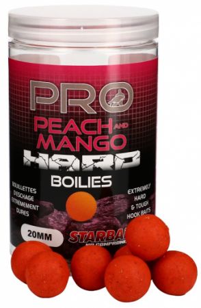  Pro Peach & Mango Hard Boilies 20mm 200g Hard Boilies Pro Peach & Mango 200g 20mm